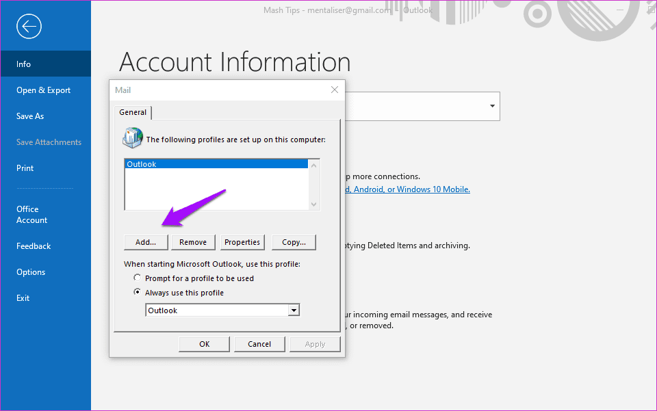 Fix Cannot Expand Folder Error in Outlook 12