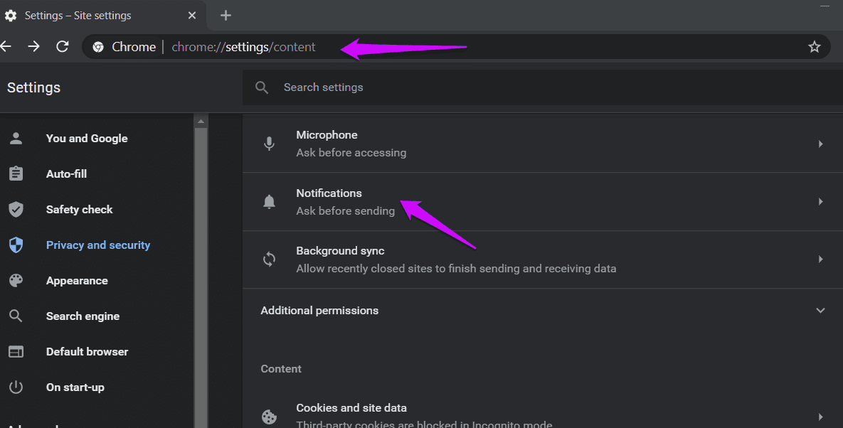 Fix Facebook Notifications Not Loading in Chrome 6