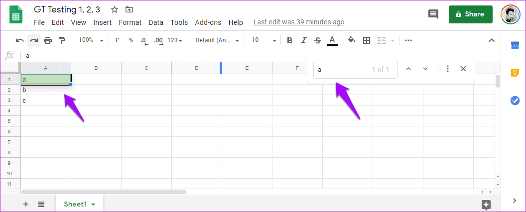 Fix Green Cell or Green Line Error in Google Sheets 1
