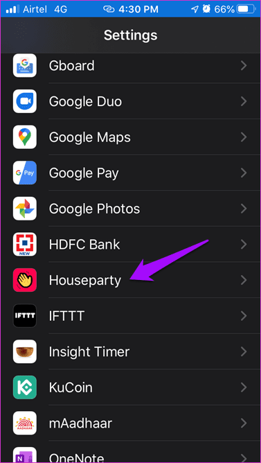 Fix Houseparty Not Syncing or Connecting to Contacts 3