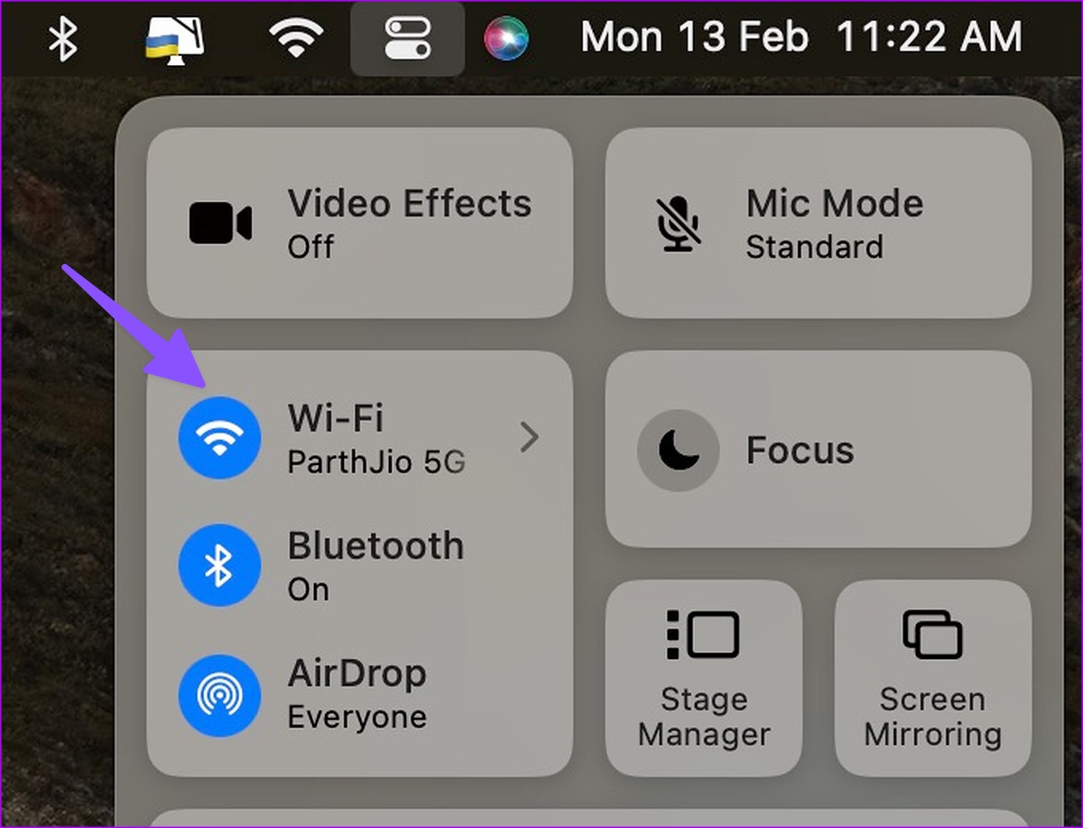 connect to Wi-Fi on Mac