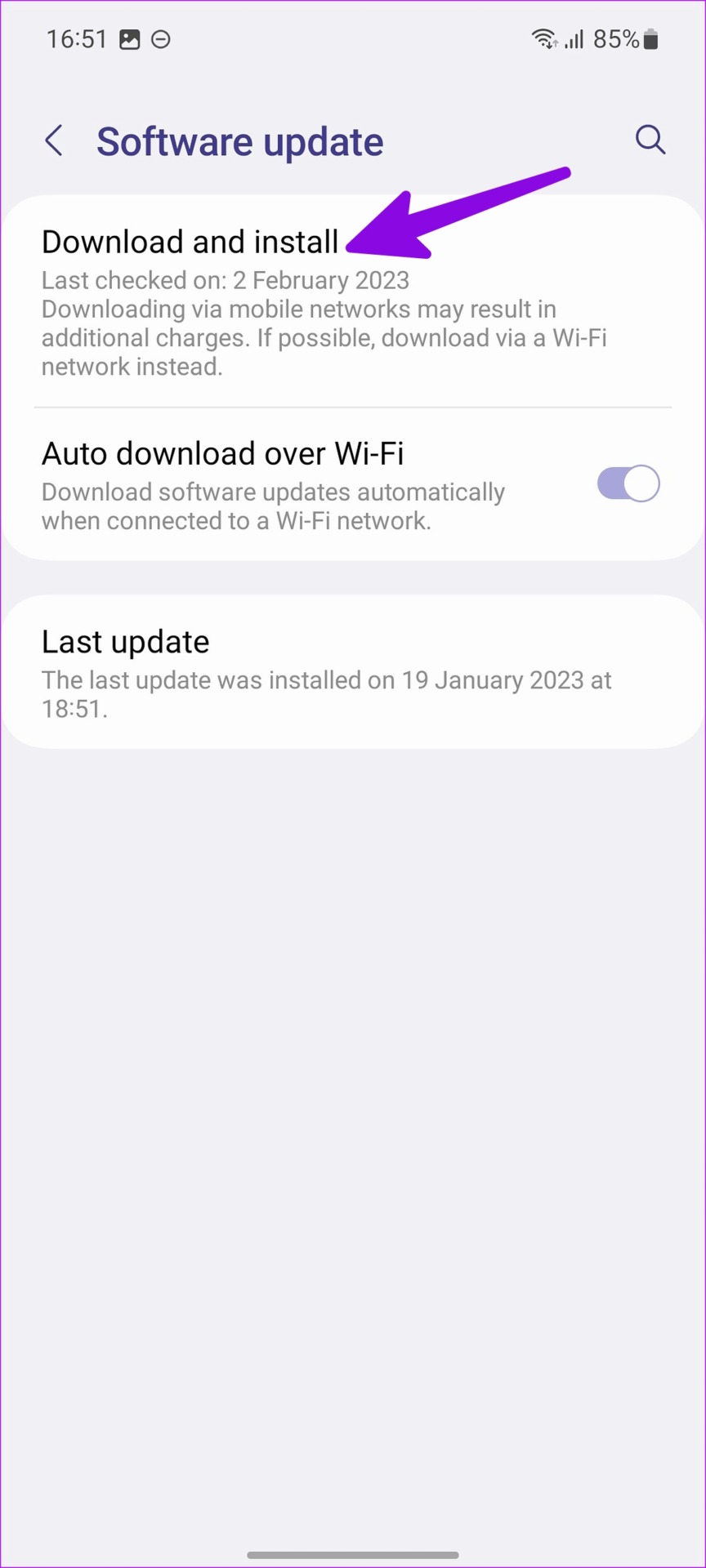 download One UI on Samsung Galaxy phone
