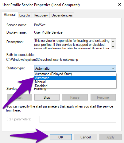 Fix User Profile Cannot Be Loaded Error Windows 10 07