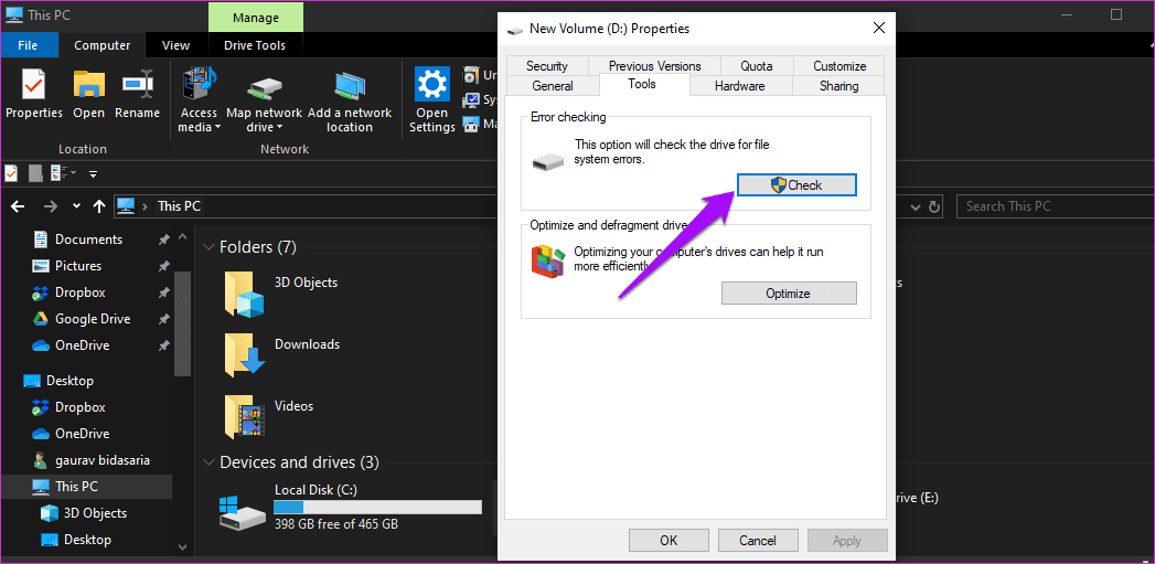 Fix and Open Corrupted Folder and Files in Windows 10 6