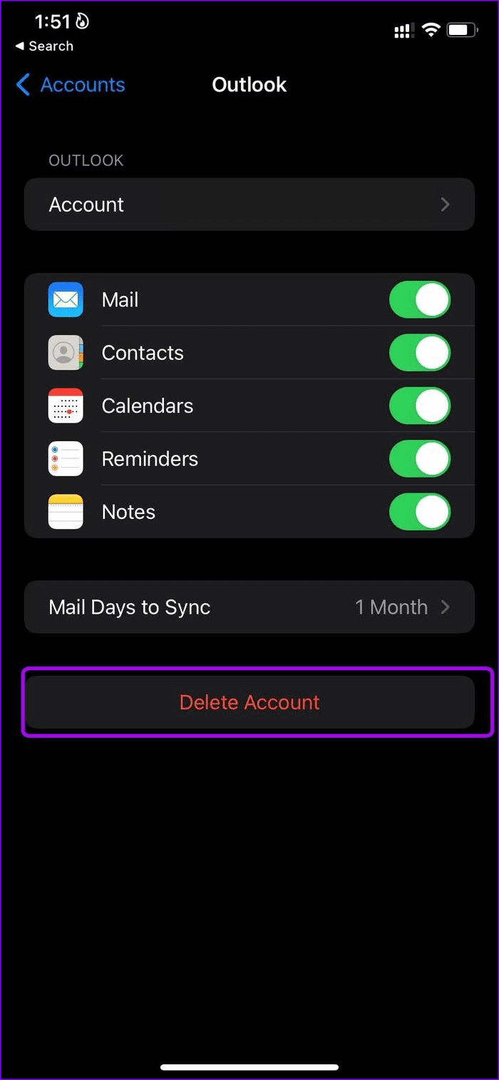 Fix iPhone not Sending Emails 4