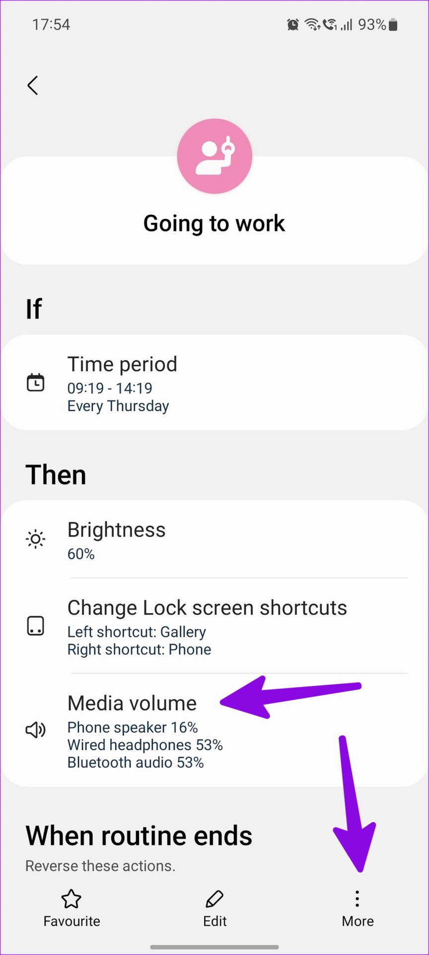 delete routine on Android