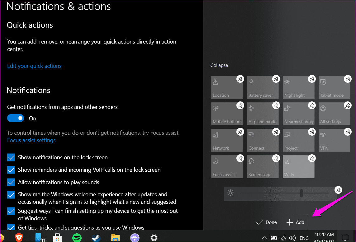 Fixes for Bluetooth Option Missing From Action Center in Windows 10 4