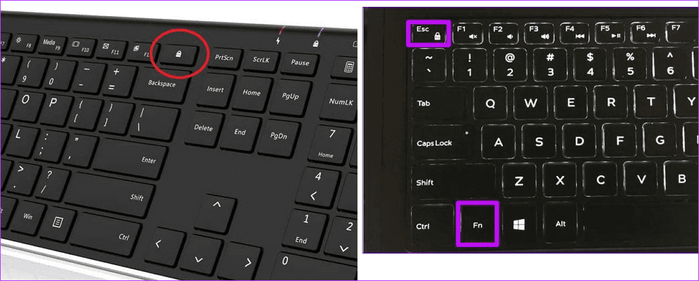 Fn Keys Lock Keyboard