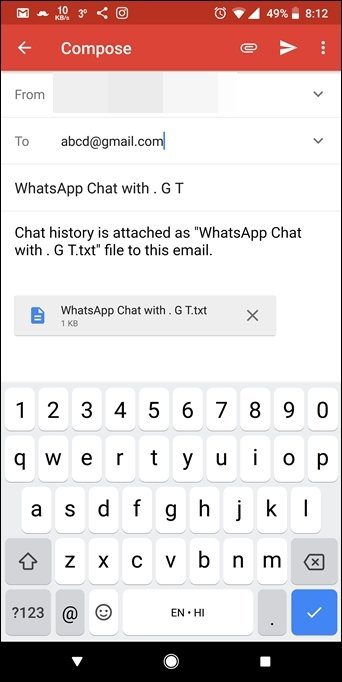 Forward Whats App Messages To Email 5