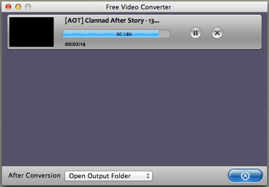 Free Video Converter Video Converted
