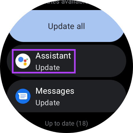 Google Assistant on Galaxy Watch