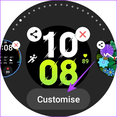 customize watch face