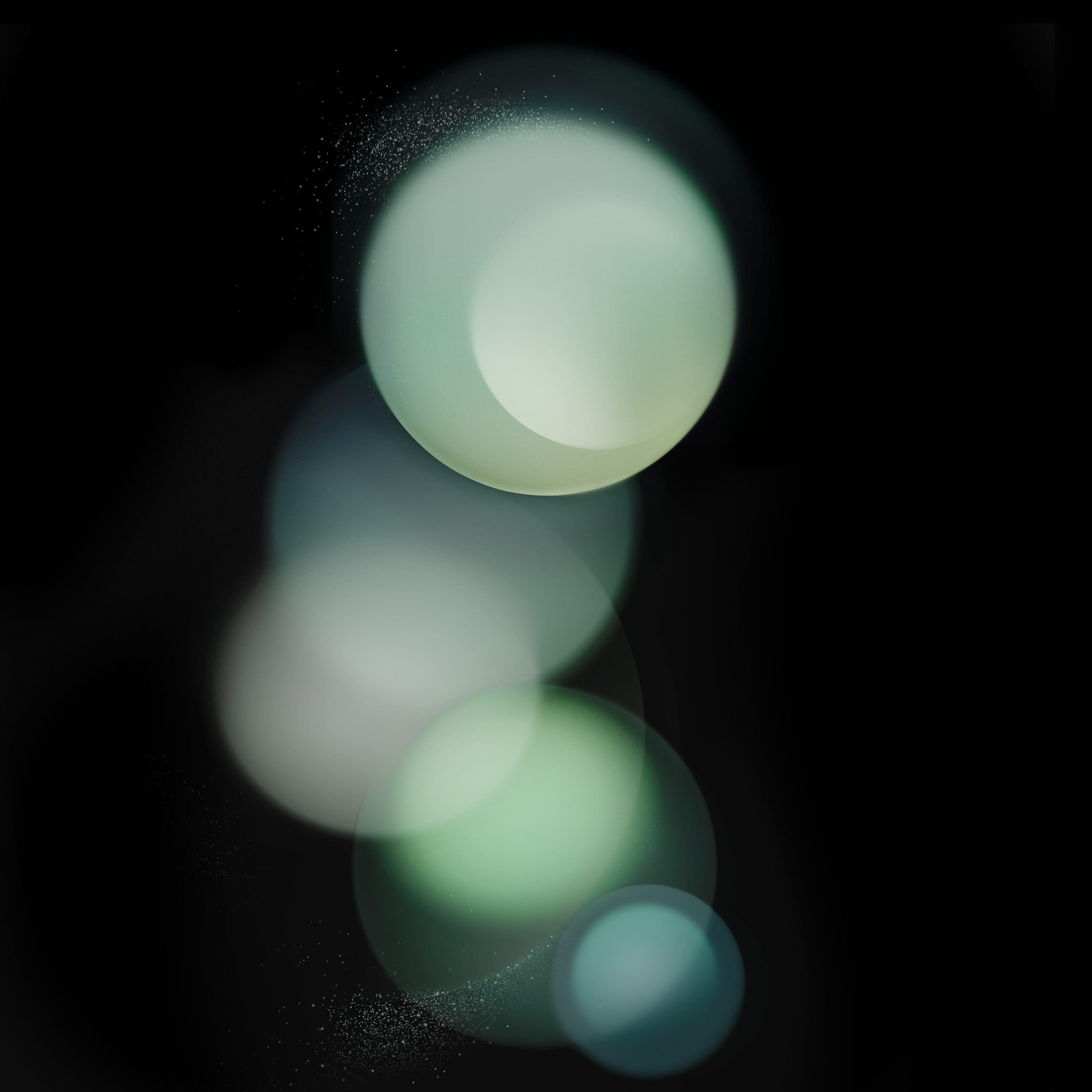 Galaxy Z Flip 5 Wallpaper green light