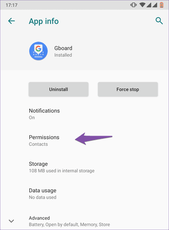 Gboard Android Main Settings