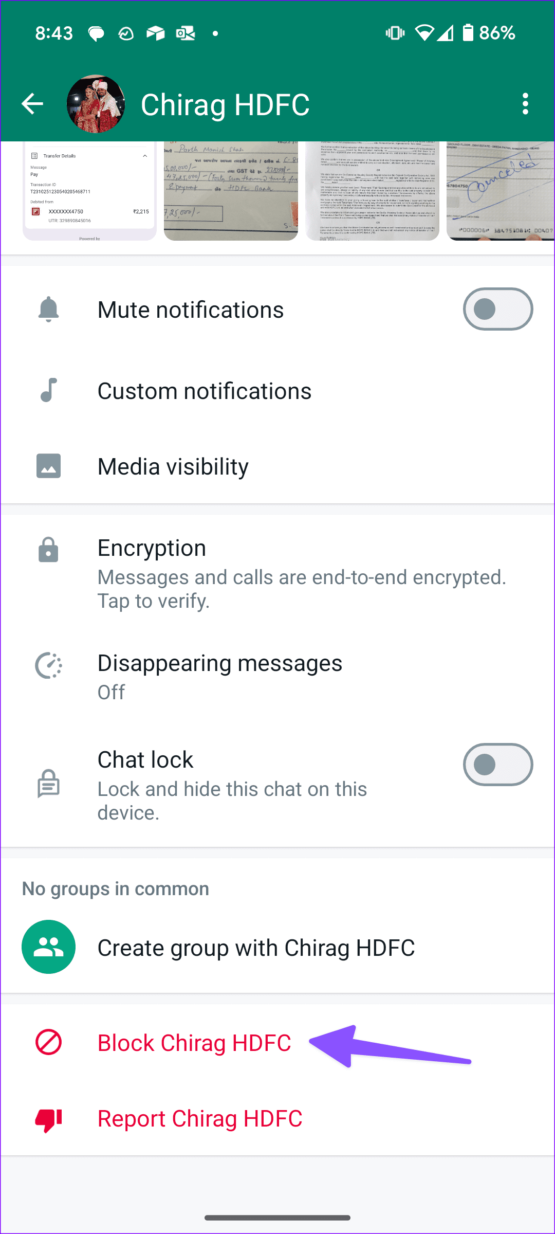 Getting Messages From a Blocked Number 18