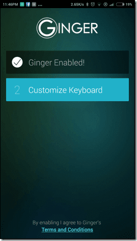 Ginger Keyboard For Android 1