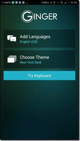 Ginger Keyboard For Android 2