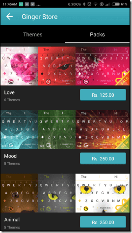 Ginger Keyboard For Android 6