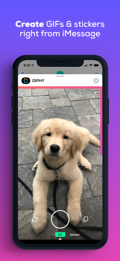 Giphy iMessage apps 