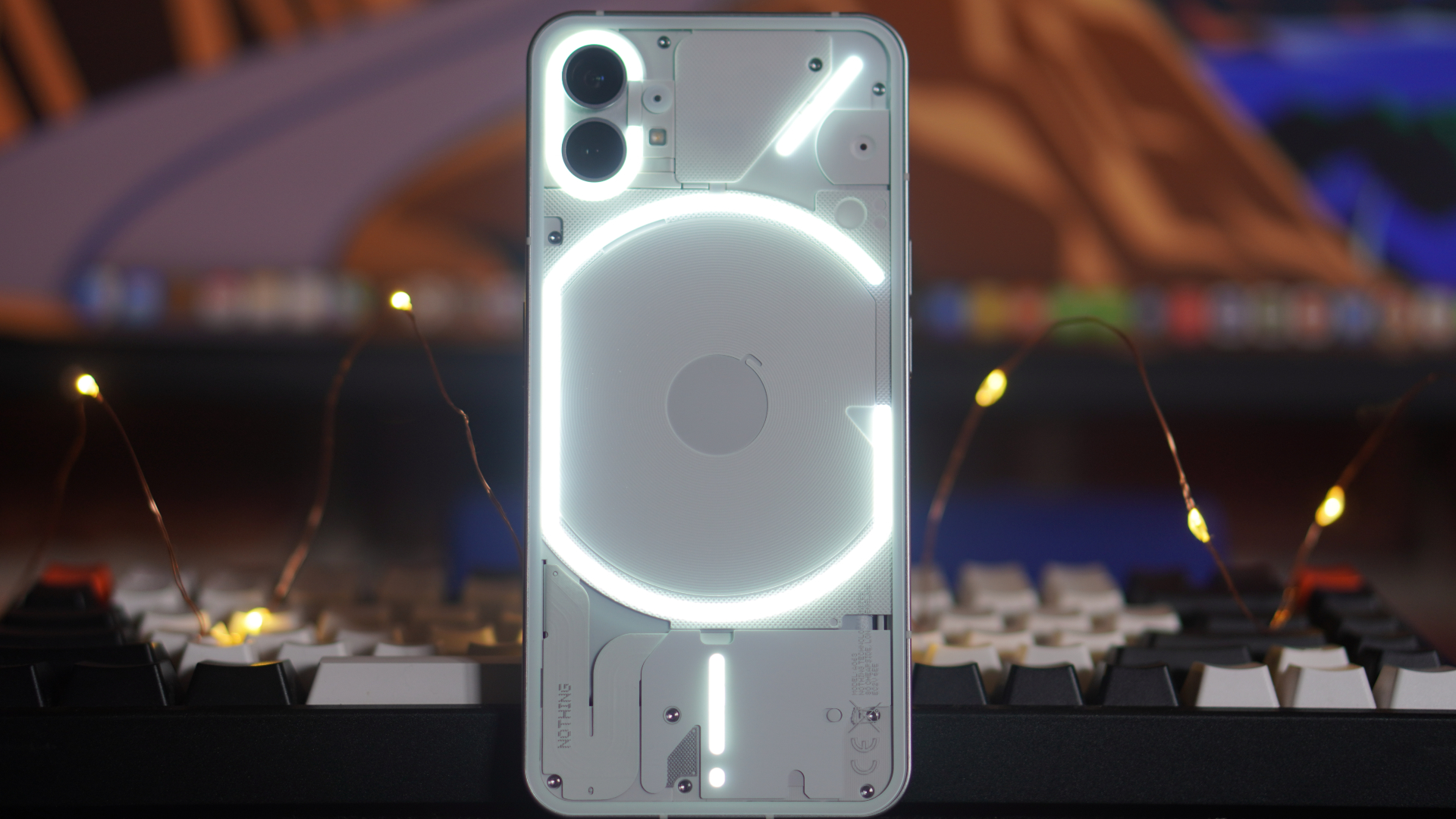 Glyph lights on Nothing Phone (1)