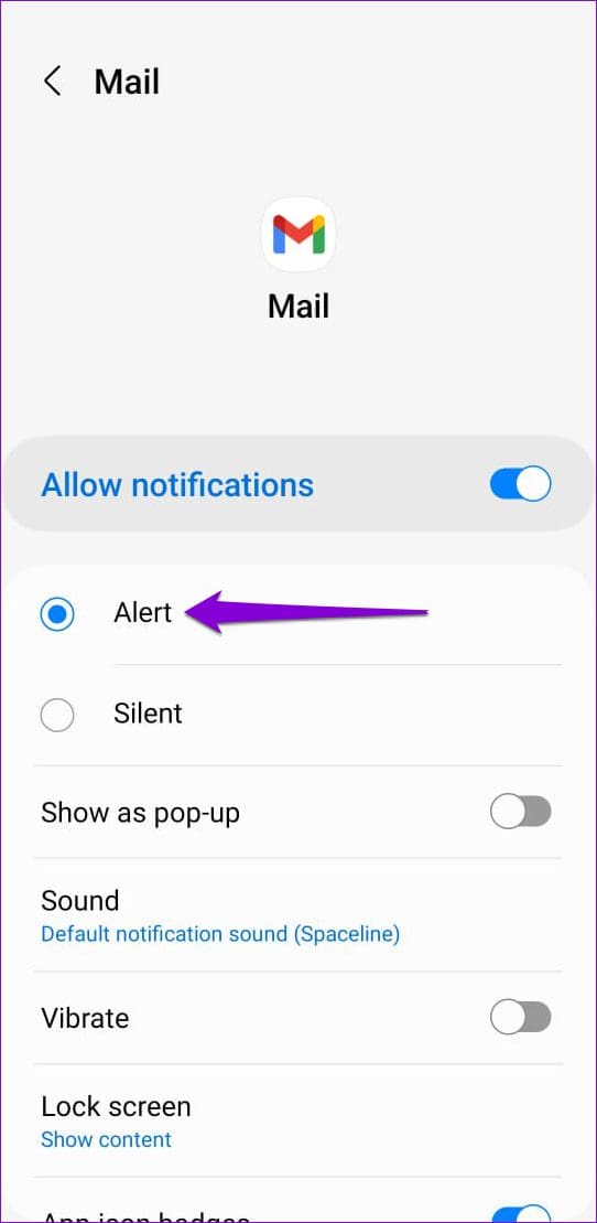 Gmail App Notification Sound on Android