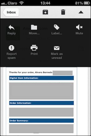 Gmail Tool Panel