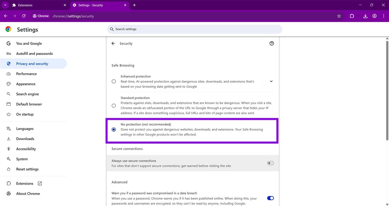 Google Chrome Download Stuck at 100 Heres What to Do 5