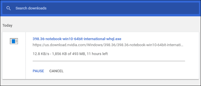 Google Chrome Manage Download Speed 9