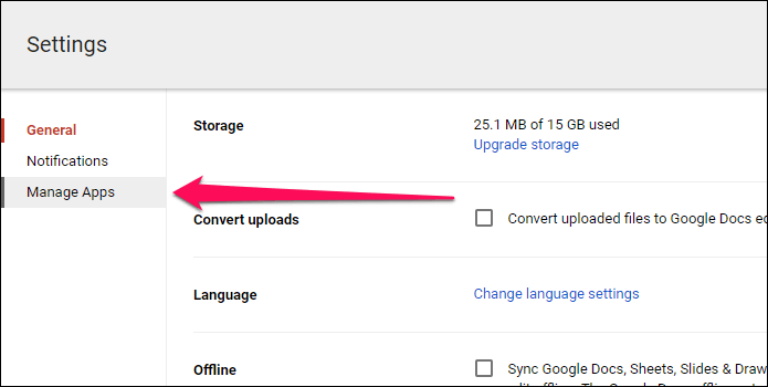Google Drive Remove Connected Apps 2