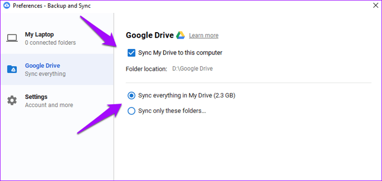 Google Drive Wont Sync On Windows 10 7