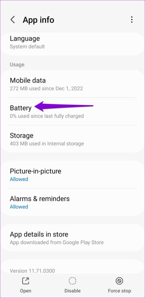 Google Maps Battery Permissions on Android