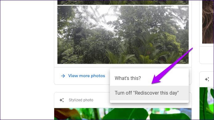 Google Photos Disable Rediscover This Day Cards 19