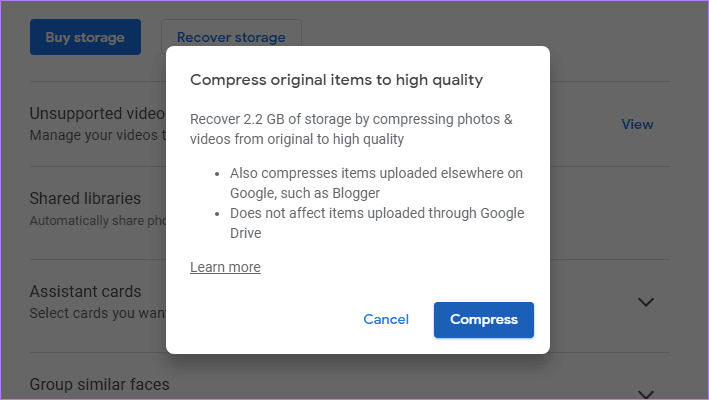 Google Photos Switch From Original To High Quality 3