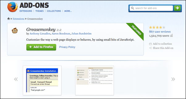 Greasemonkey Addons Download , Download Greasemonkey – TREB