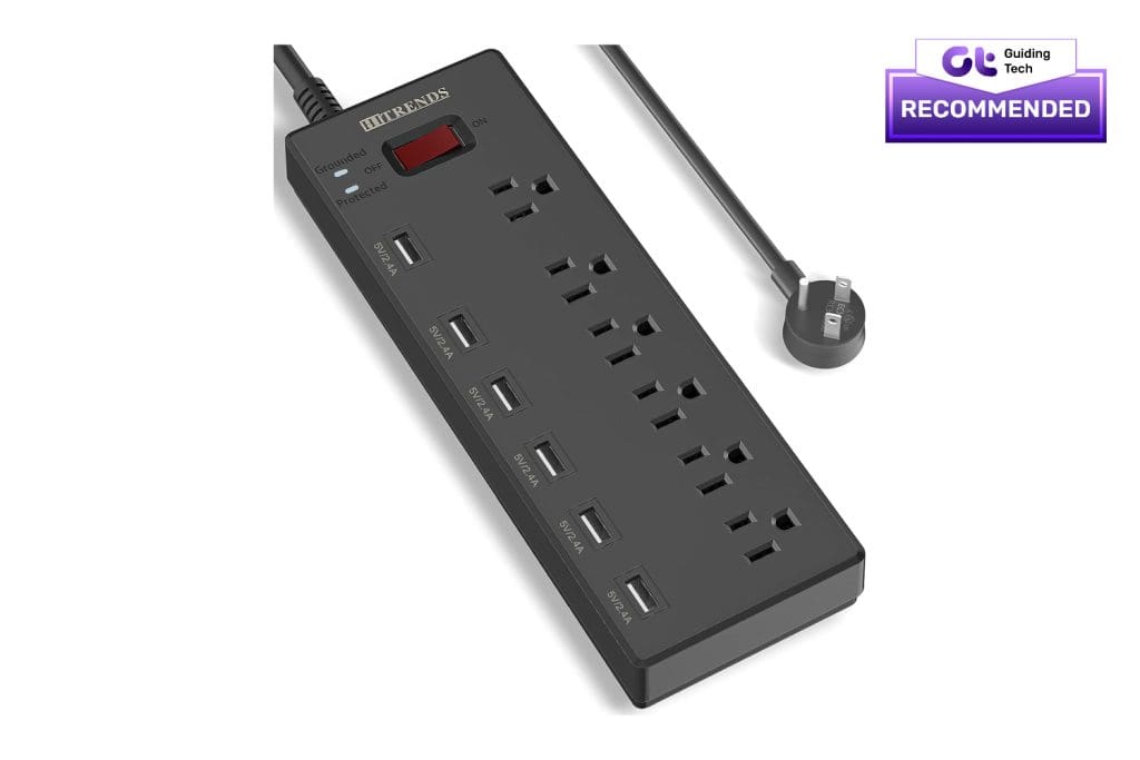 HITRENDS Surge Protector Best USB Power Strip