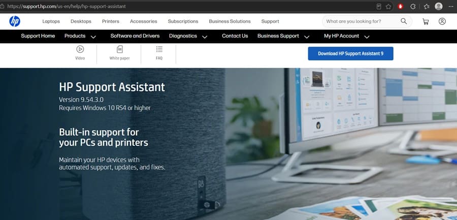 HP Support Assistant Wont Install 1