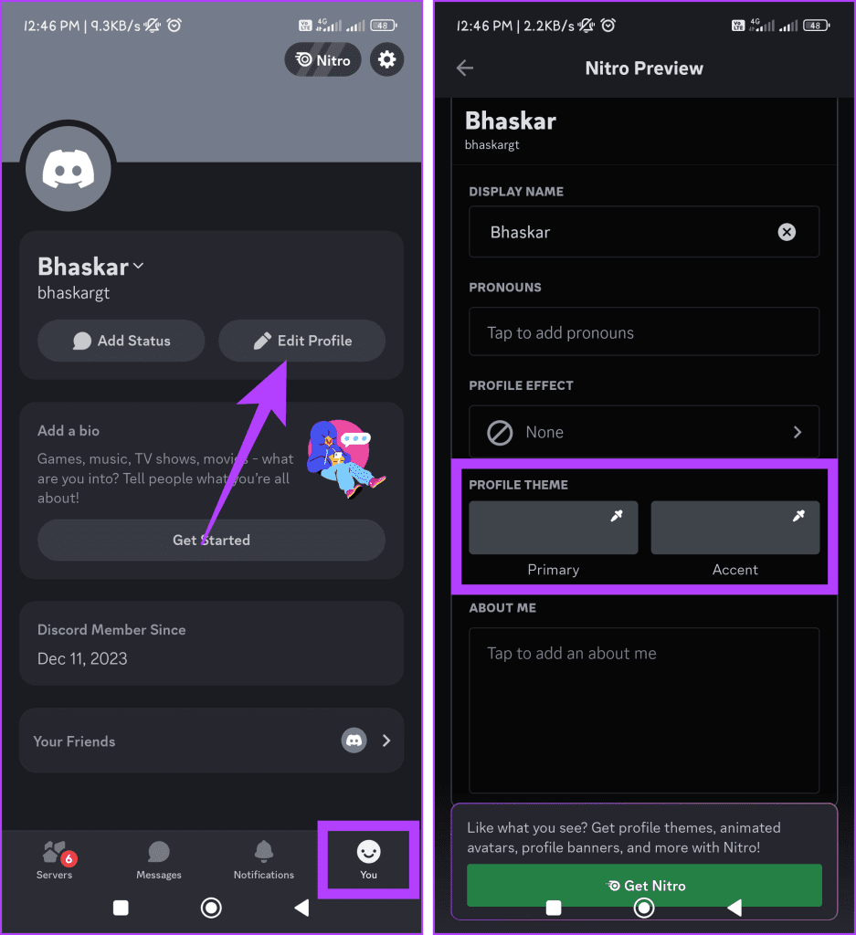 Fix Discord Profile Theme and Other Changes Not Saving - Guiding Tech