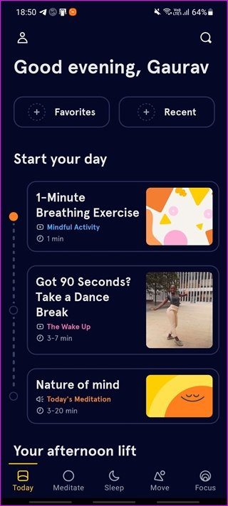 Headspace vs Waking Up comparison 1