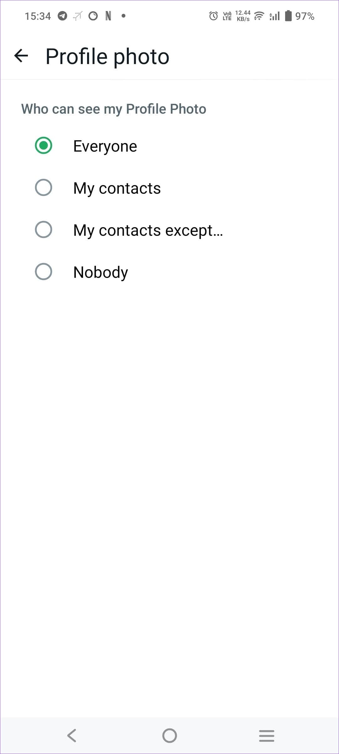 Hide Profile Photo from all or few