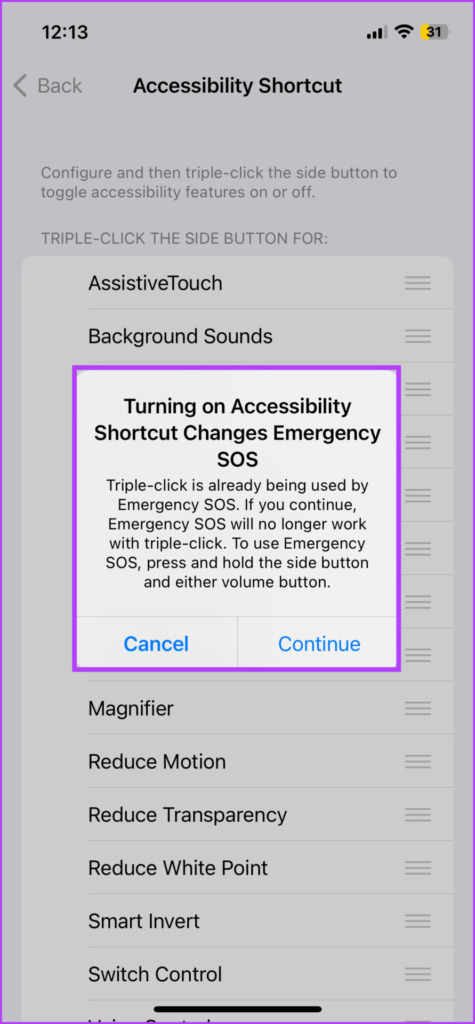 Enable or disable AssistiveTouch via Accessibility Shortcut 