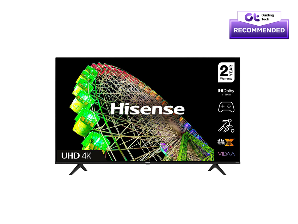 Best 4K TV Under 500 Hisense 55A6BGTUK