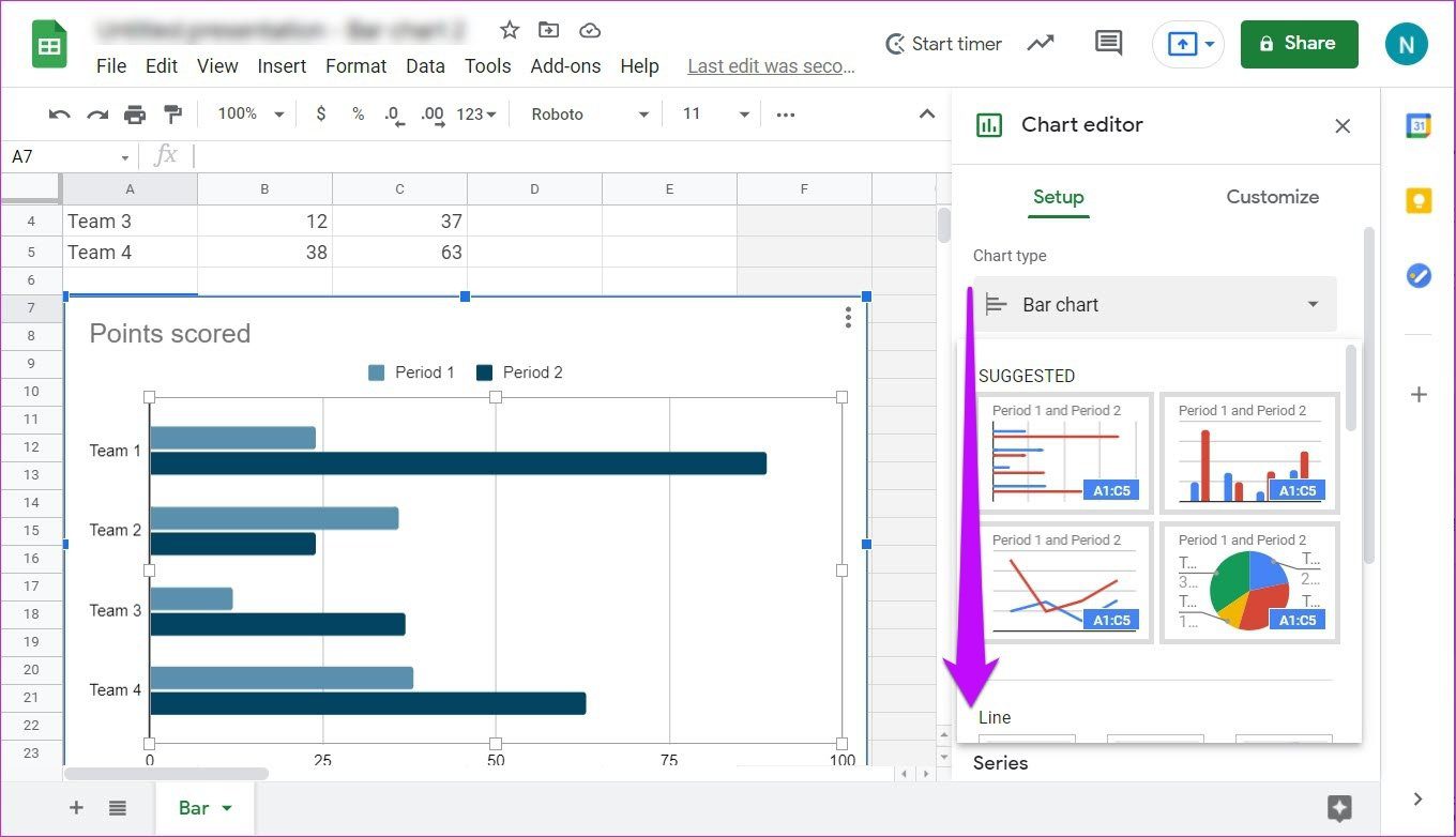 How to Add Charts and Diagrams in Google Slides 6