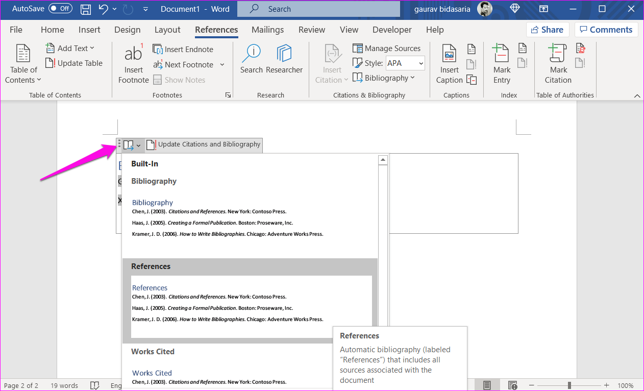 How to Add Citations and Bibliography in Microsoft Word 13