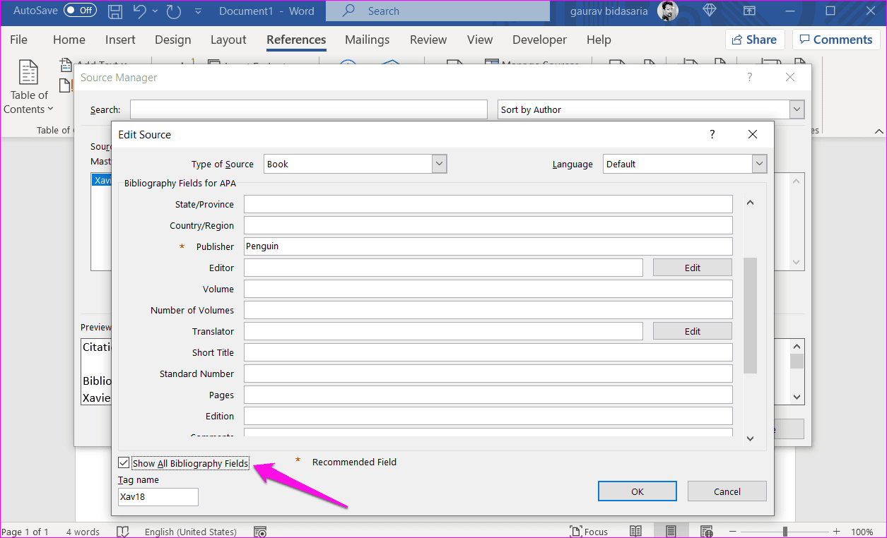 How to Add Citations and Bibliography in Microsoft Word 9