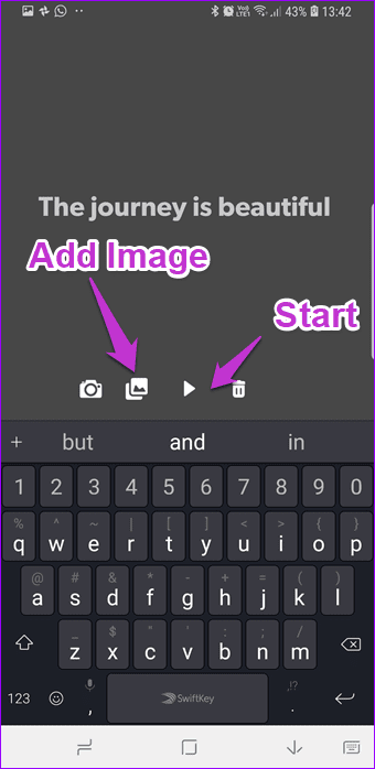 How to Add Moving Text in Instagram Stories and Photos on Android