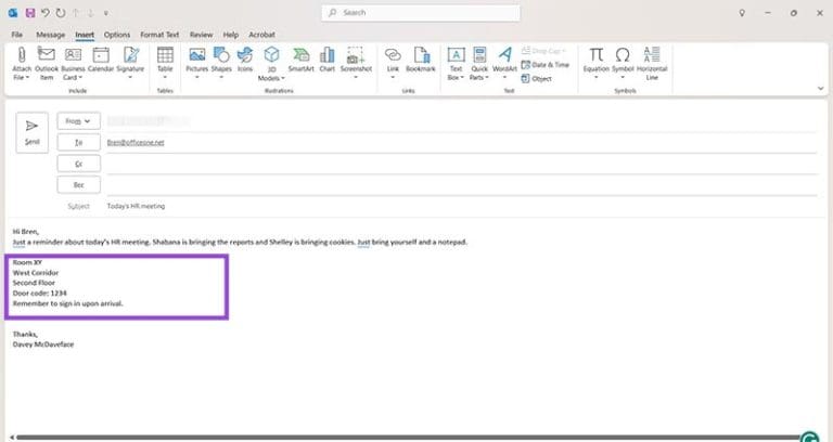 How to Add Quick Parts in Outlook - Guiding Tech