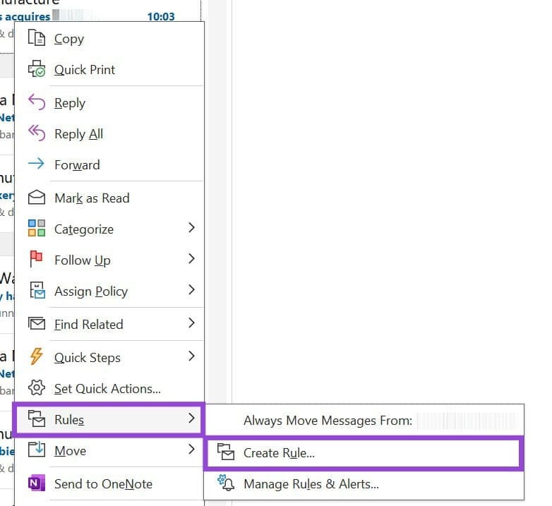 How to Automatically Move Emails to a Folder in Outlook 1