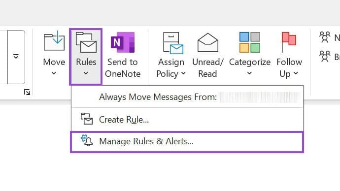 How to Automatically Move Emails to a Folder in Outlook 5
