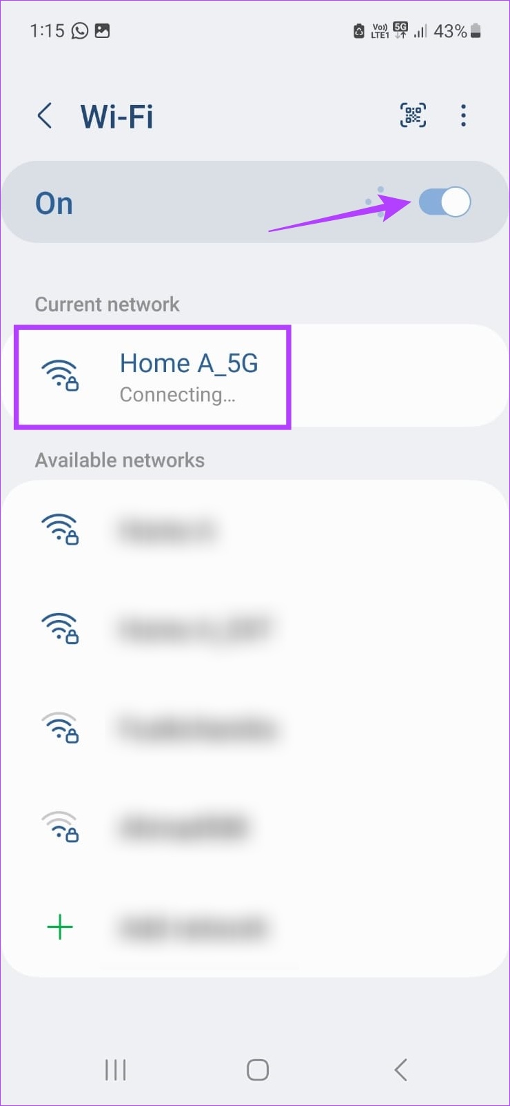 Connect to Wi-Fi