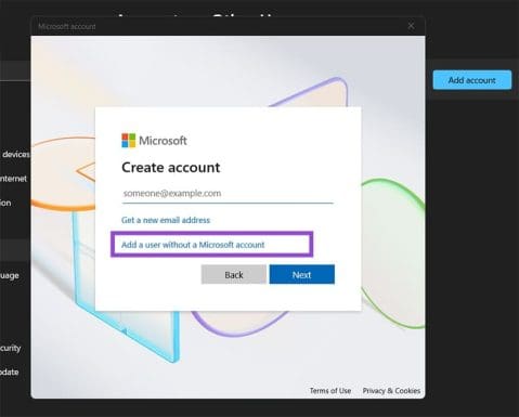 how to change admin microsoft account in windows 11